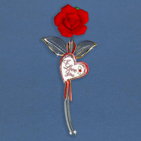 S2 808-R5: Small "I Love You" Red Rose