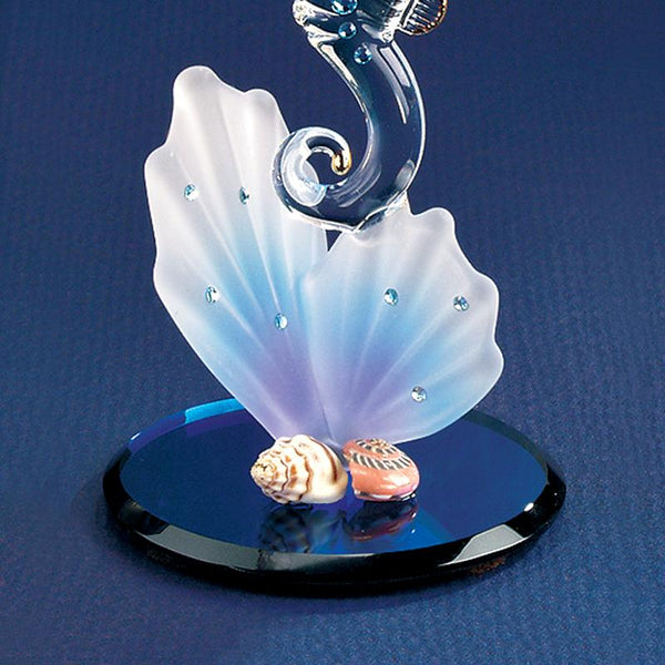 S3 253: Sea Horse on Blue Coral