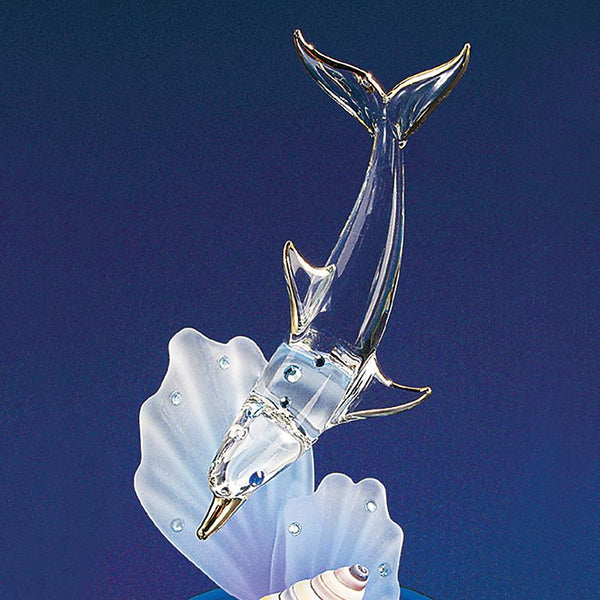 S3 265: Dolphin on Blue Coral