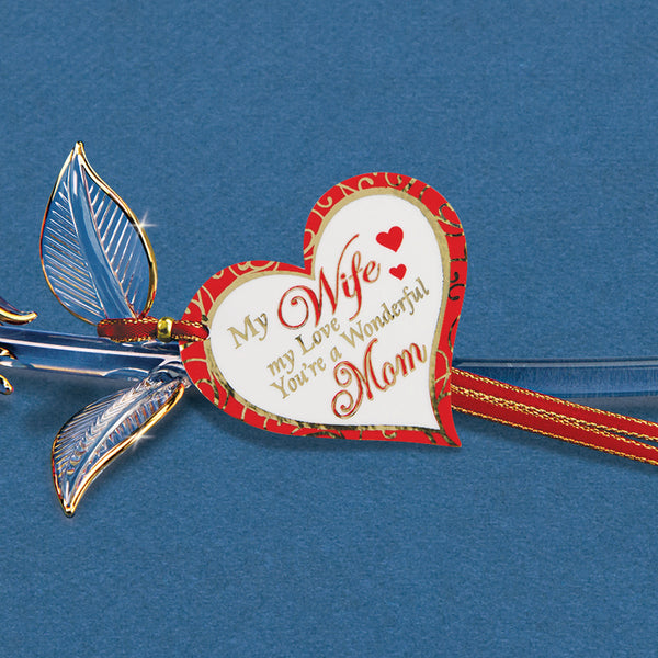 S5 425-RWM: "My Wife You're a Wonderful Mom" Red Rose