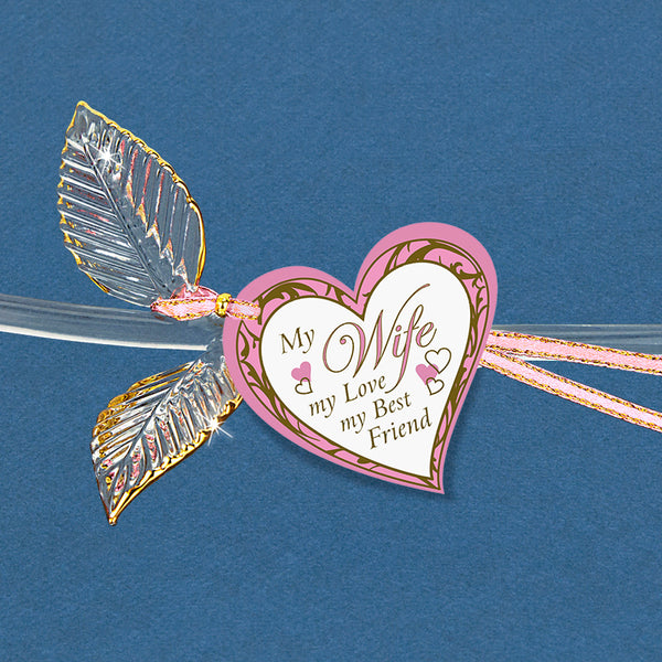 S6 423-PKW: Wife, My Best Friend Pink Rose