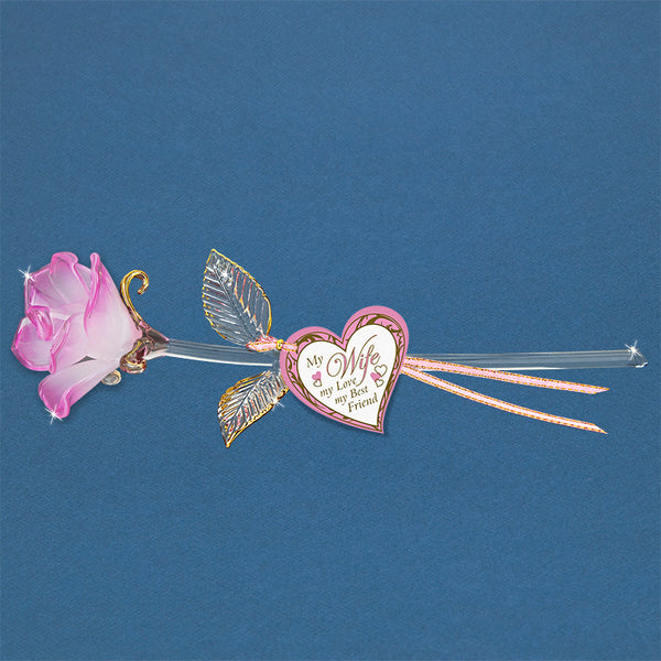 S6 423-PKW: Wife, My Best Friend Pink Rose