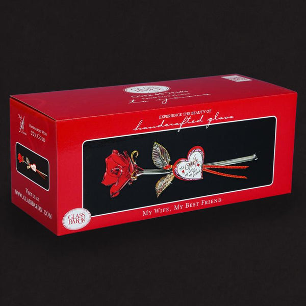 S6 423-RW: Wife, My Best Friend Red Rose