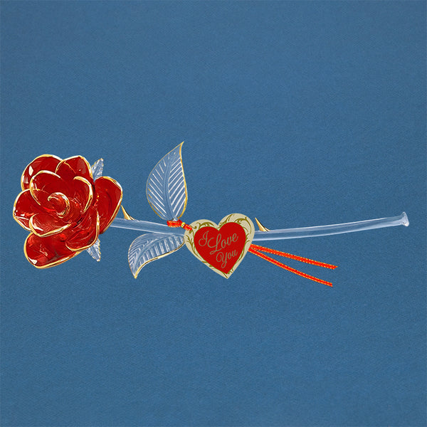 S8 442-RG: Rose, Red "I Love You" (Large)