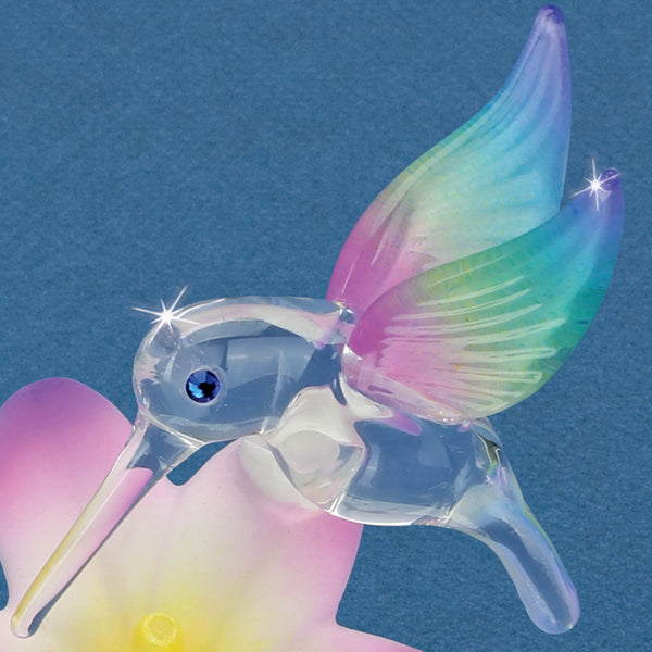 T1 350-L2: Hummingbird with Lavender Lily
