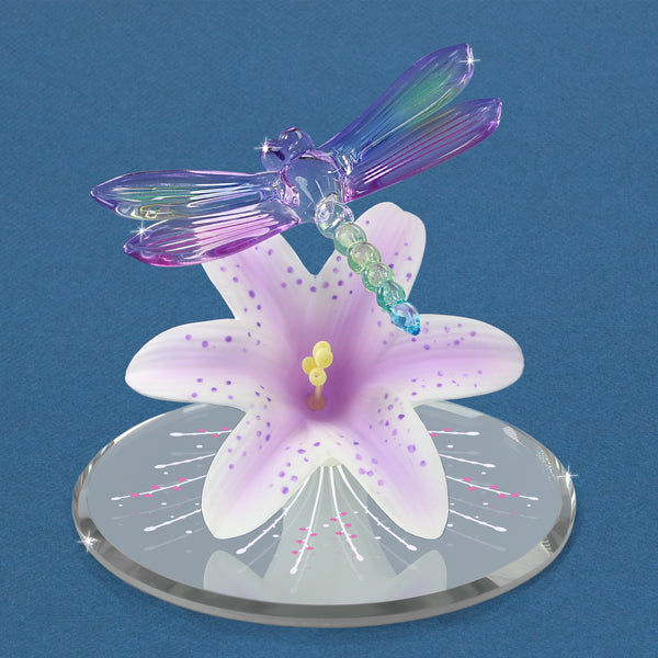 T5 341-L: Lavender Lily with Dragonfly