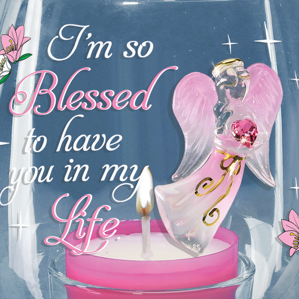 TC 862-BL: I'm So Blessed Candle Holder