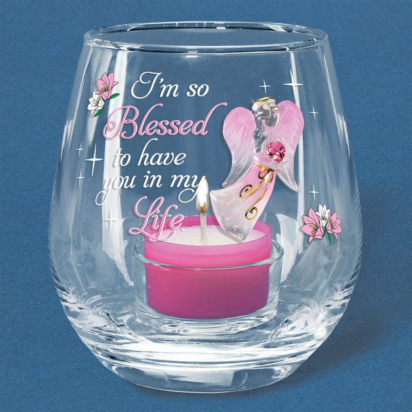 TC 862-BL: I'm So Blessed Candle Holder
