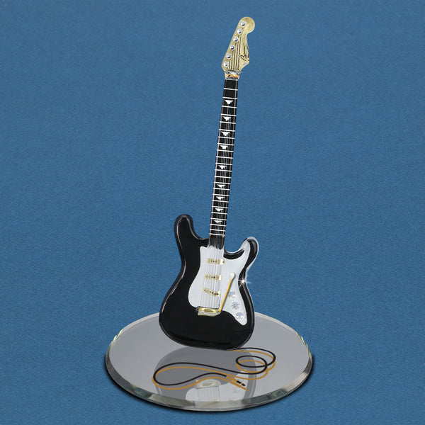 U2 641-B: Vintage Black Guitar