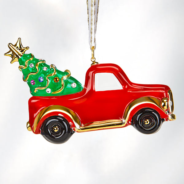W3 100: Christmas Truck Ornament