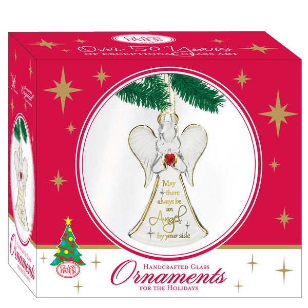 W3 126-RCH: "Angel by Your Side" Angel Ornament