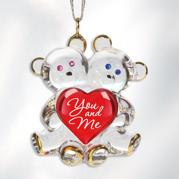 C2 155-YM: Bear Pair "You and Me" Ornament