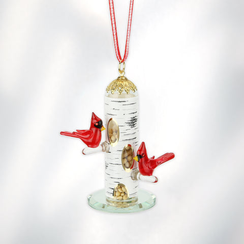 Cardinal Feeder Ornament