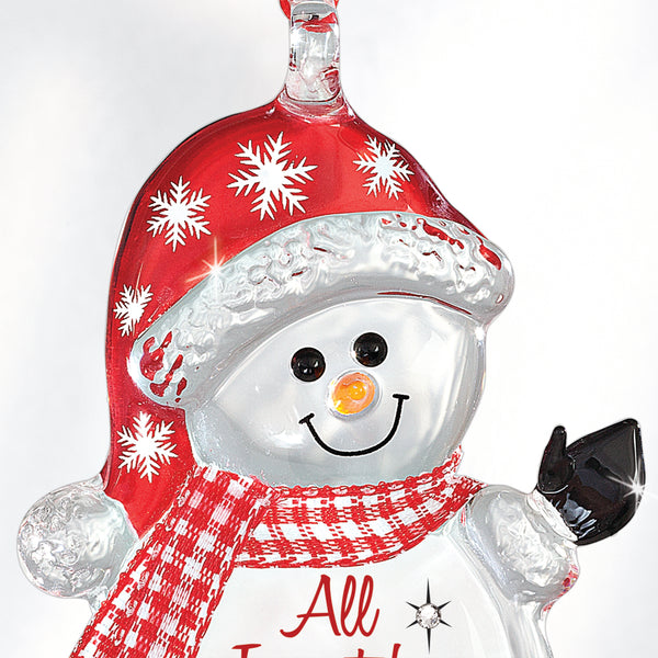 W3 376-ALL: "All I Want is You" Snowman Ornament