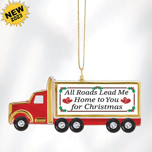 "Home For Christmas" Truck Ornament