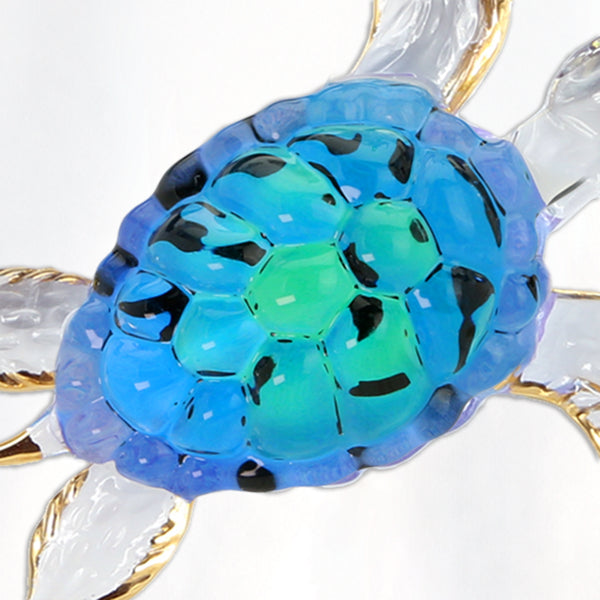 W3 622-CB: Sea Turtle Caribbean Blue Ornament