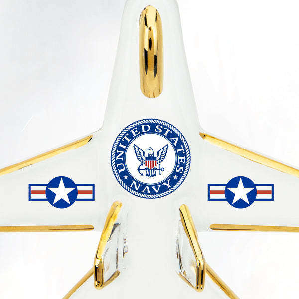 W3 718-Y: U.S. Navy F-18 Jet Ornament