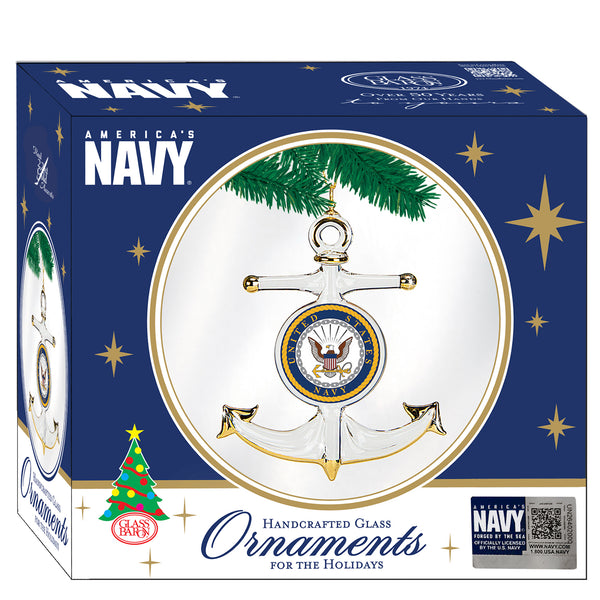 W3 731-N: U.S. Navy Anchor Ornament