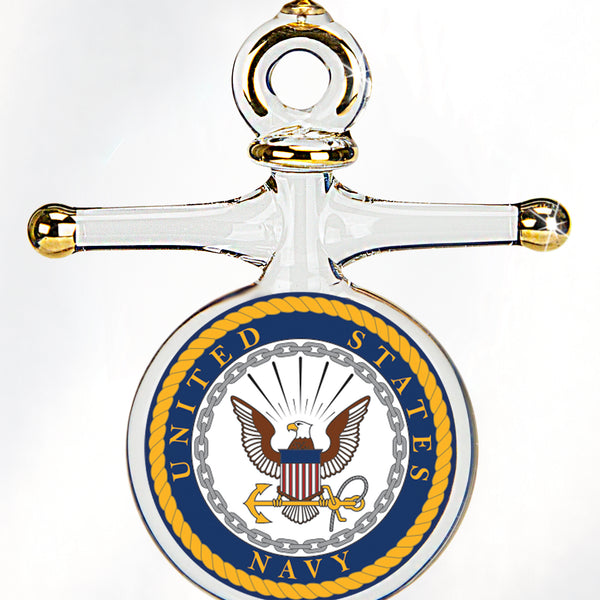 W3 731-N: U.S. Navy Anchor Ornament