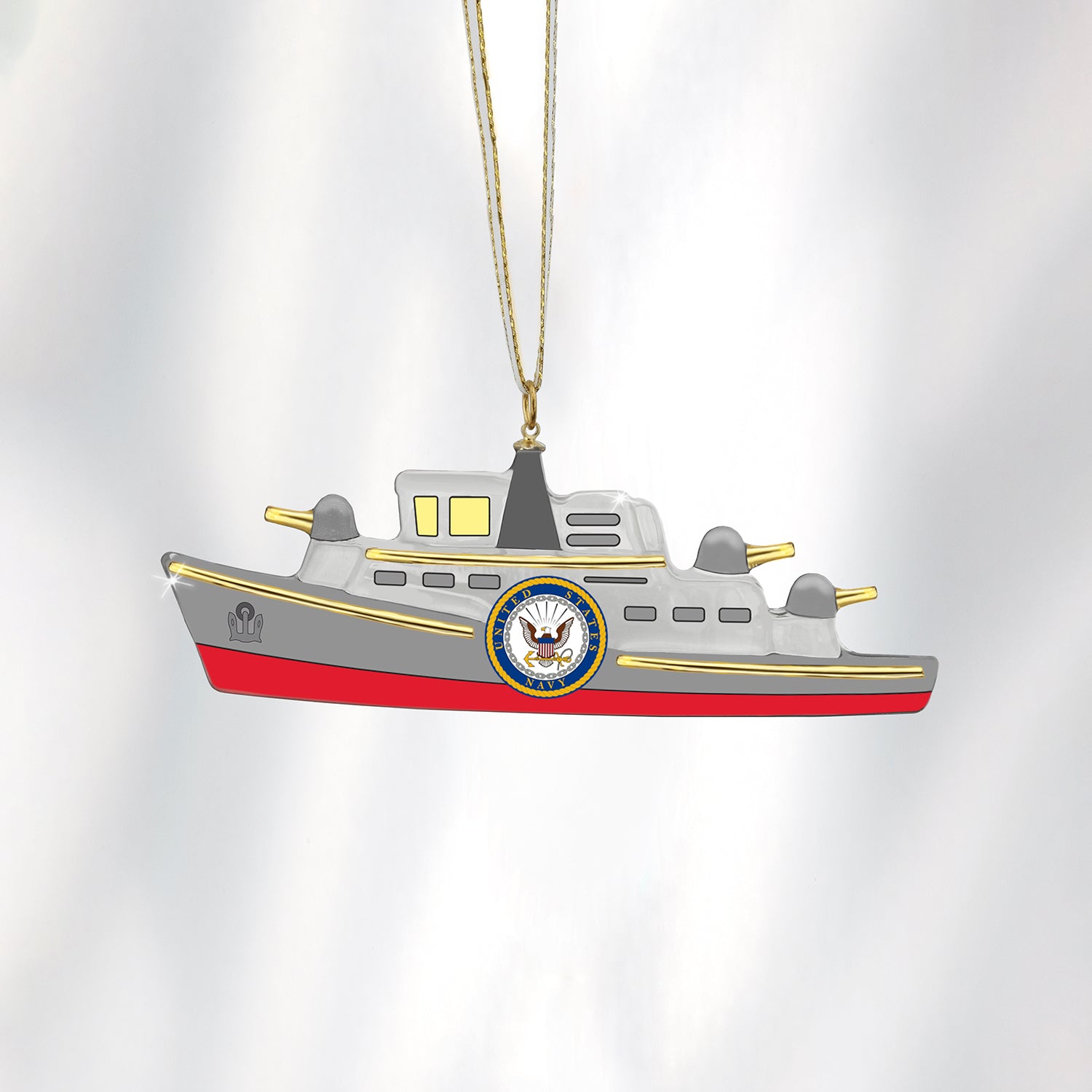 U.S. Navy Ship Ornament