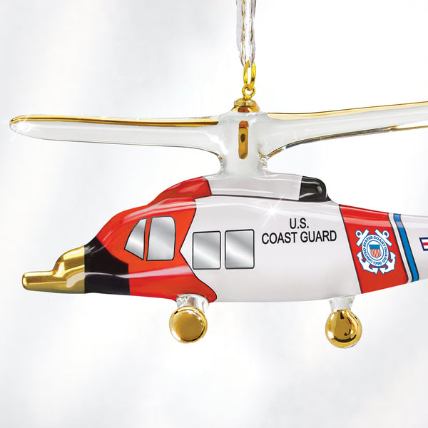 U.S. Coast Guard Jayhawk Helicopter Ornament