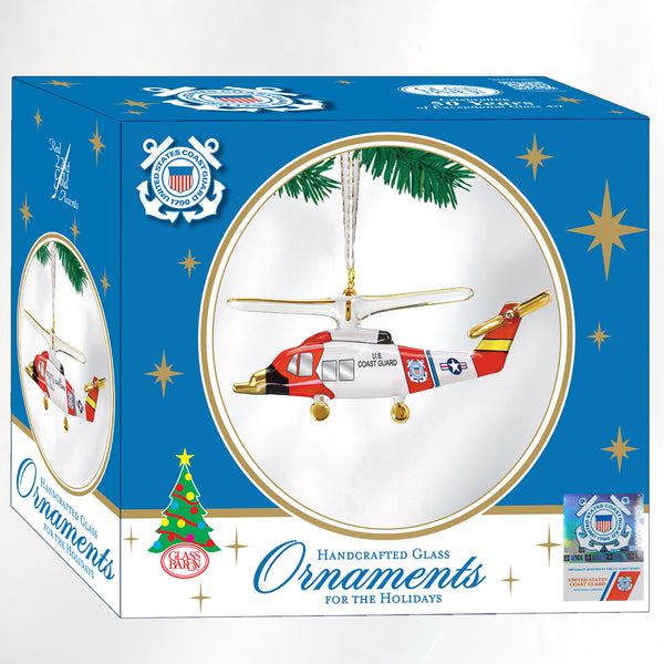 U.S. Coast Guard Jayhawk Helicopter Ornament