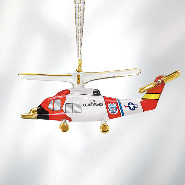 U.S. Coast Guard Jayhawk Helicopter Ornament