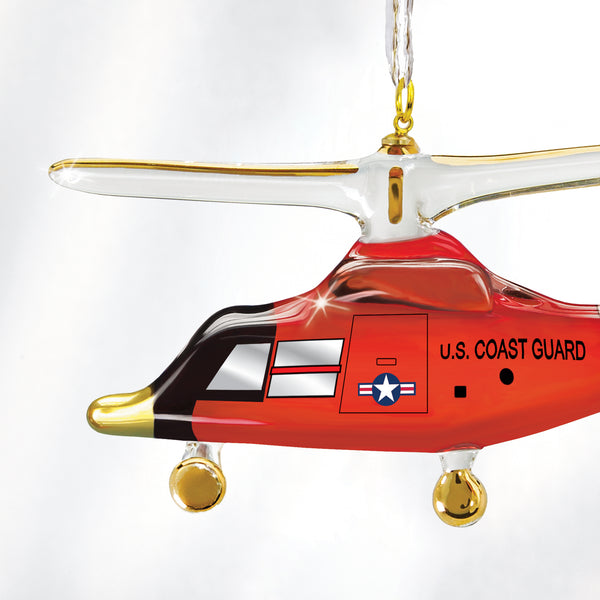 W3 744-DH: U.S. Coast Guard Dolphin Helicopter Ornament