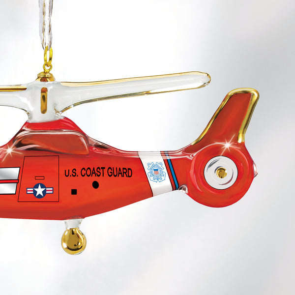 W3 744-DH: U.S. Coast Guard Dolphin Helicopter Ornament