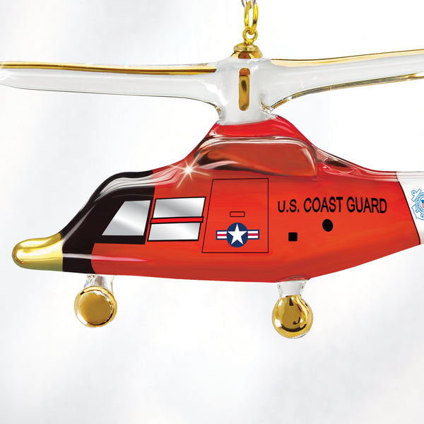 U.S. Coast Guard Dolphin Helicopter Ornament