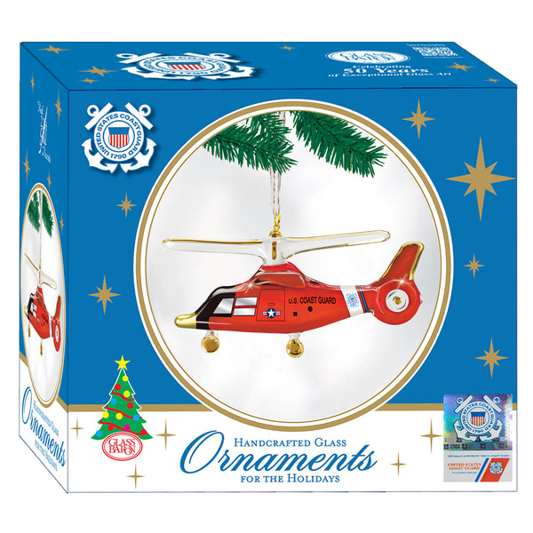 W3 744-DH: U.S. Coast Guard Dolphin Helicopter Ornament