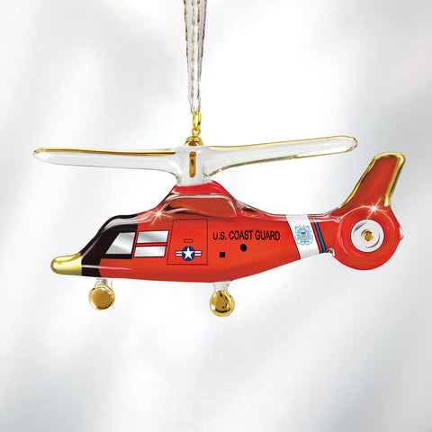 W3 744-DH: U.S. Coast Guard Dolphin Helicopter Ornament