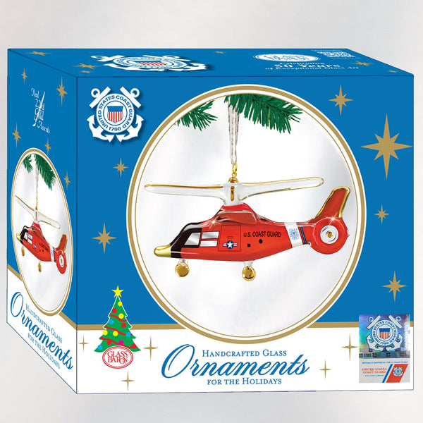 U.S. Coast Guard Dolphin Helicopter Ornament