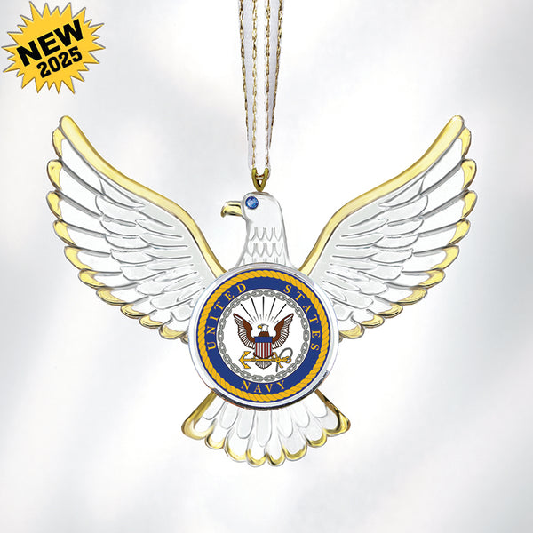 W3 766-EN: U.S. Navy Eagle Ornament