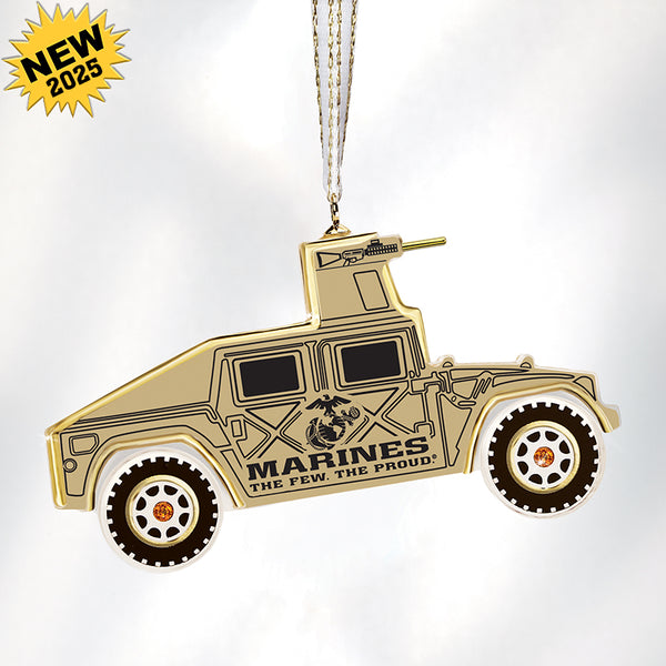 W3 793-MHV: U.S. Marine Corps Humvee Ornament