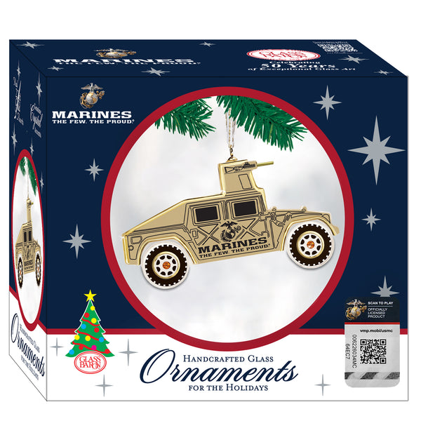 W3 793-MHV: U.S. Marine Corps Humvee Ornament