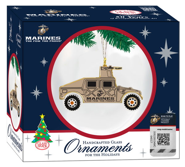 W3 793-MHV: U.S. Marine Corps Humvee Ornament
