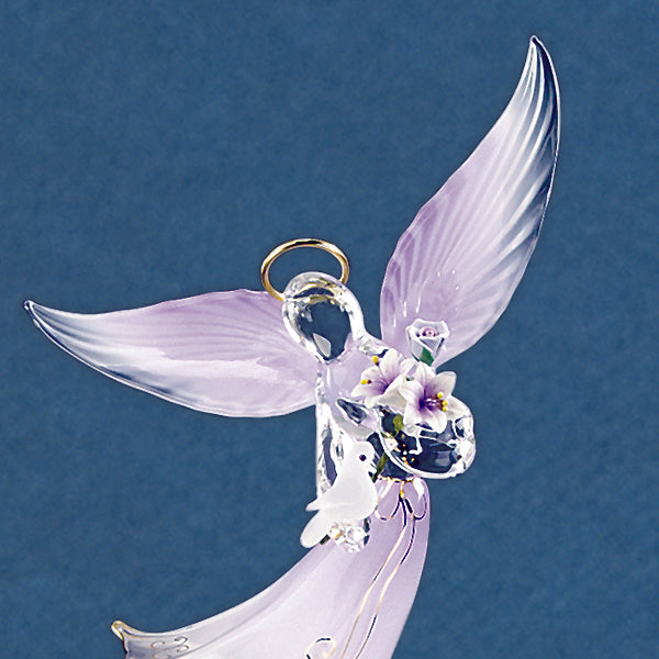 Lavender Angel with Dove