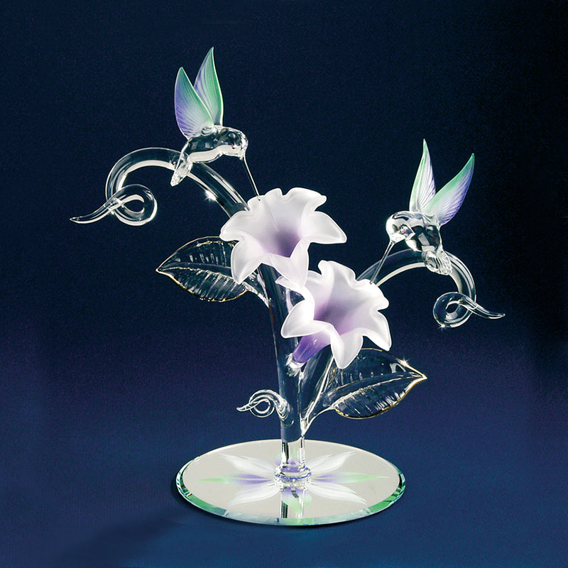 Hummingbirds with Lavender Lilies
