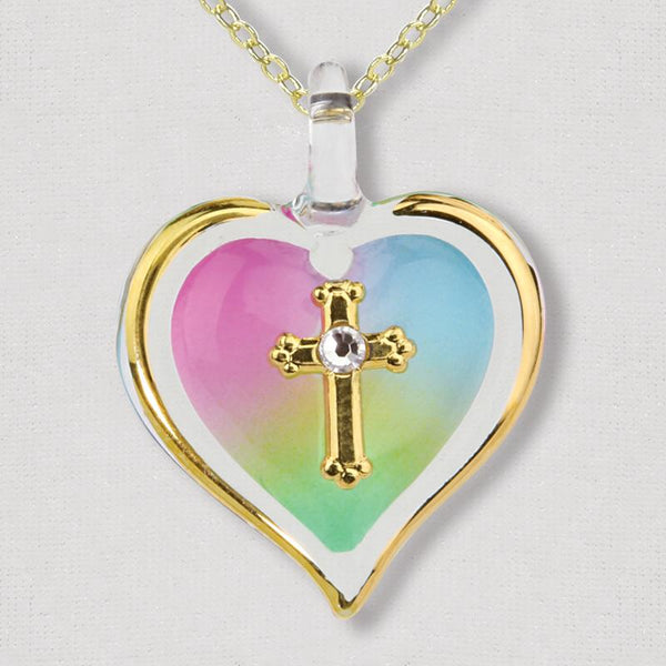 Heart & Cross Necklace