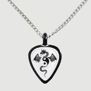 Guitar Pick with Dragon Necklace