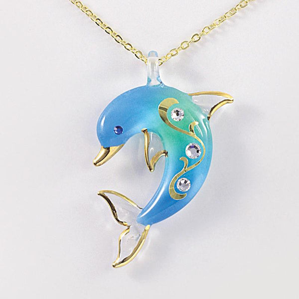Turquoise Dolphin Necklace