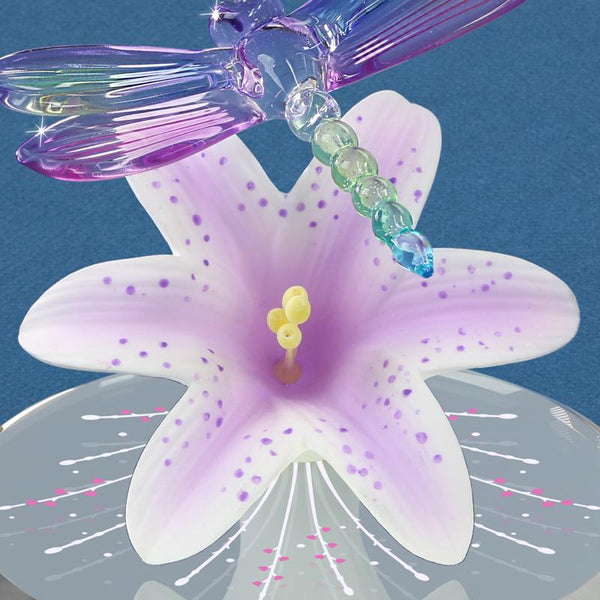 Lavender Lily with Dragonfly