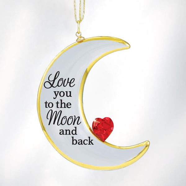 "Love You to the Moon" Ornament