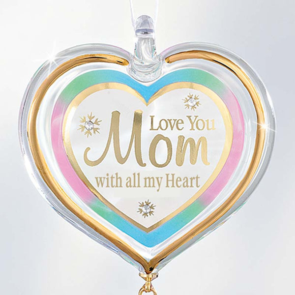 "Love You Mom" Ornament